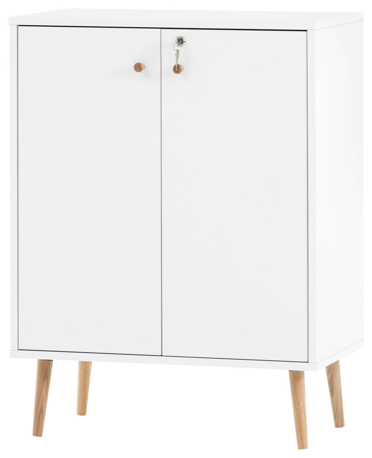 AKTENSCHRANK 65,2/86,5/39 cm  - Weiß, MODERN, Holzwerkstoff (65,2/86,5/39cm)