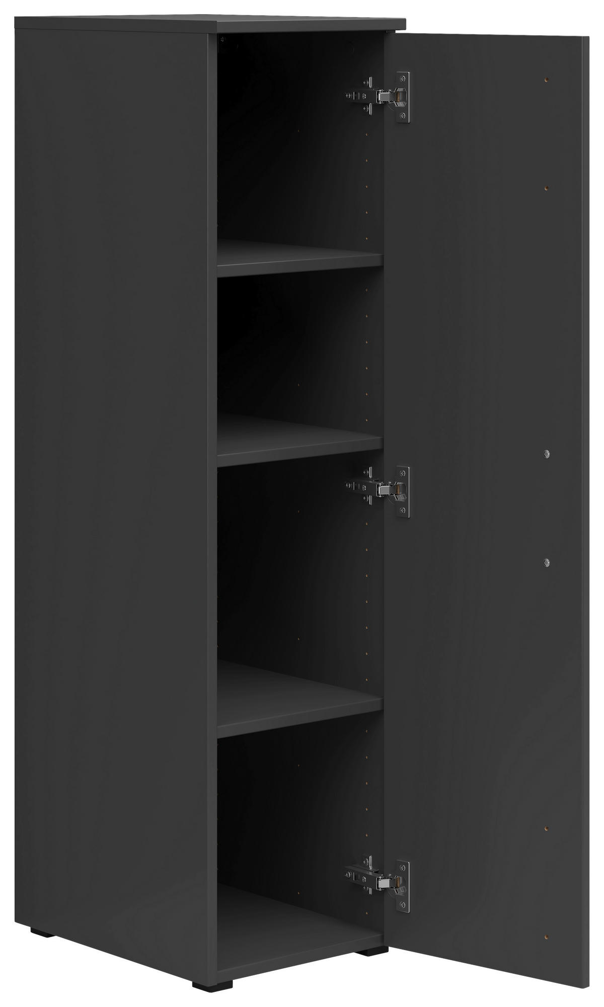 MEHRZWECKSCHRANK 30/115/40 cm  - Anthrazit/Schwarz, Modern, Holzwerkstoff/Kunststoff (30/115/40cm) - Carryhome