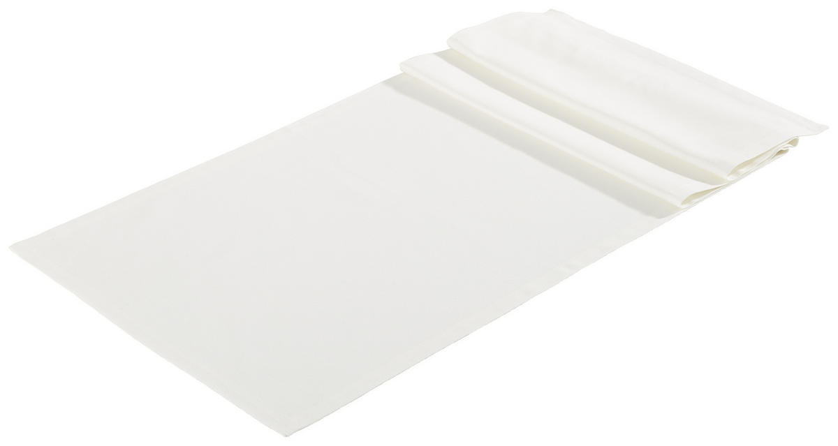 TISCHLÄUFER Panama  - Creme, Basics, Textil (45/150cm) - Bio:Vio