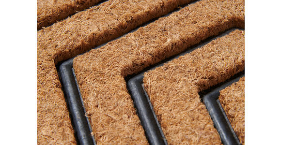 KOKOSMATTE 45/75 cm Mix Mats  - Hellbraun/Schwarz, Basics, Naturmaterialien/Kunststoff (45/75cm) - Esposa