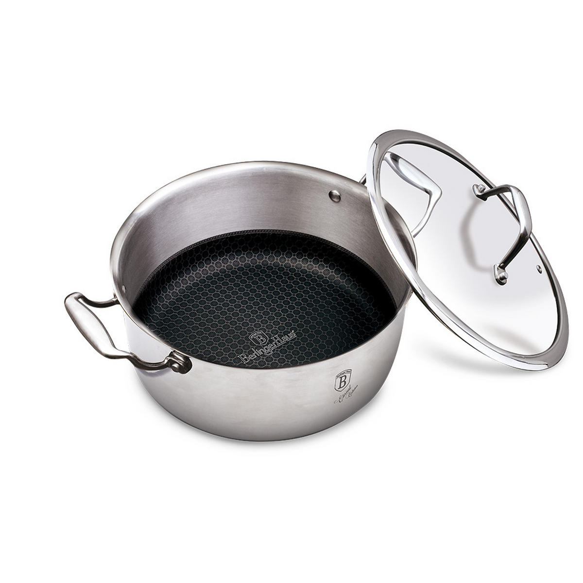 LONEC  Eternal  4,1 l  kovina   - barve nerjavečega jekla/prozorno, Basics, kovina/steklo (24/11,5cm) - Berlinger Haus