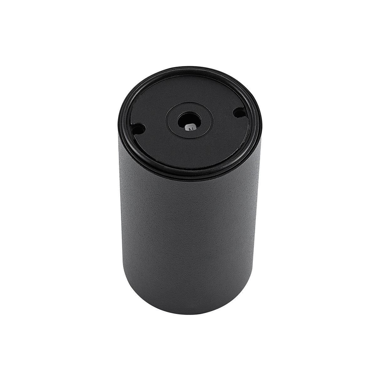 BADEZIMMER-DECKENLEUCHTE Can 6/6/10,5 cm   - Schwarz, Design, Metall (6/6/10,5cm)