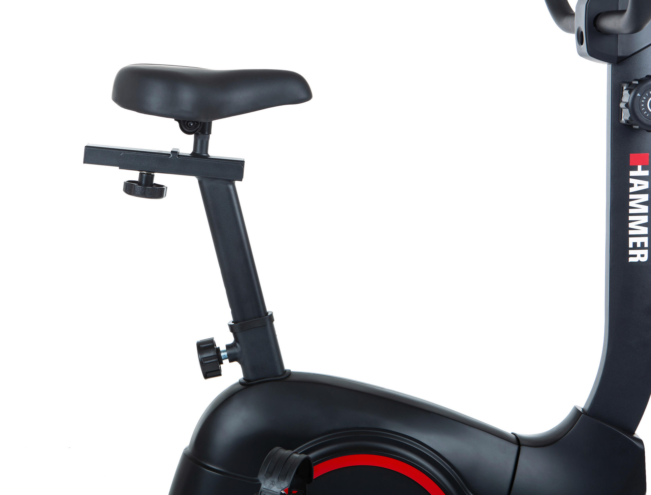 HEIMTRAINER - Rot/Schwarz, KONVENTIONELL, Metall (90/46/137cm)