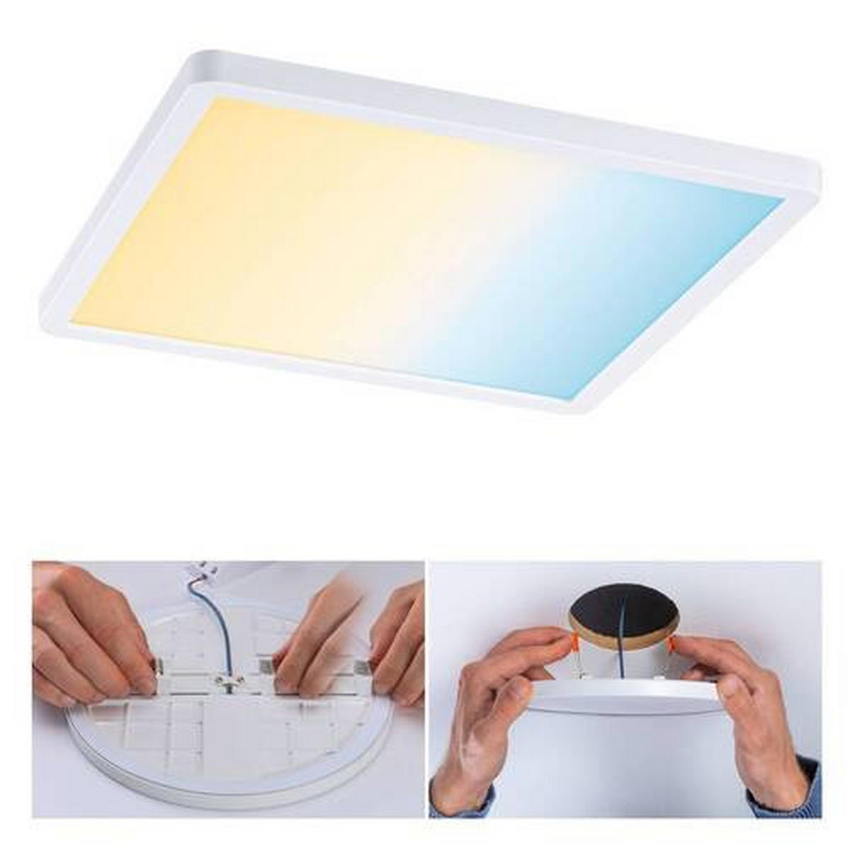 LED-PANEEL 23/23 cm   - Weiß, Design, Kunststoff (23/23cm) - Paulmann