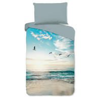 WENDEBETTWÄSCHE Good Morning Renforcé 140/200 cm  - Multicolor, Design, Textil (140/200cm)