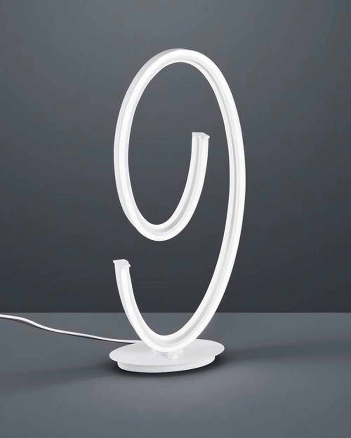 LED-TISCHLEUCHTE CINQUE 26/65/16 cm   - Weiß, Design, Kunststoff/Metall (26/65/16cm) - Cinque