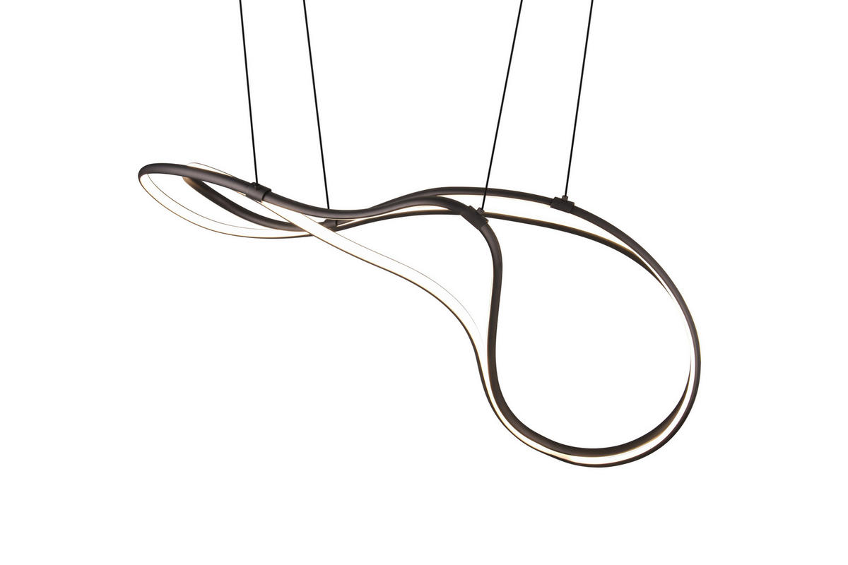 LED-HÄNGELEUCHTE Nala 113/24/150 cm   - Schwarz, Design, Metall (113/24/150cm) - Trio Leuchten