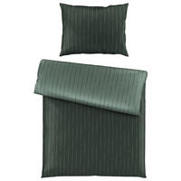 POSTELJINA SA DVA LICA STRIPES DK 140/200 cm saten zelena  - zelena, Osnovno, tekstil (140/200cm) - Dieter Knoll