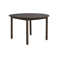 MATBORD brun rund  utdragbar, finns i olika storlekar, finns i olika trädekorer  - brun, Klassisk, trä (120/120/75cm) - Rowico