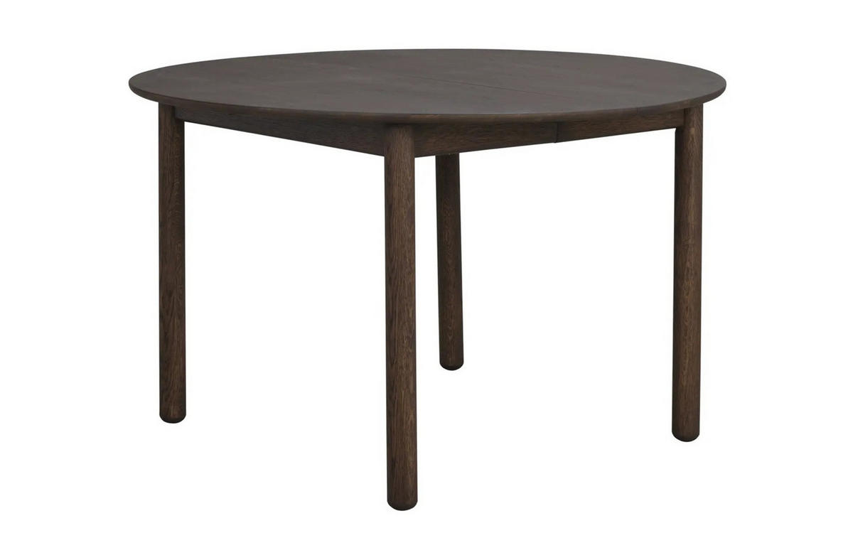MATBORD brun rund  utdragbar, finns i olika storlekar, finns i olika trädekorer  - brun, Klassisk, trä (120/120/75cm) - Rowico