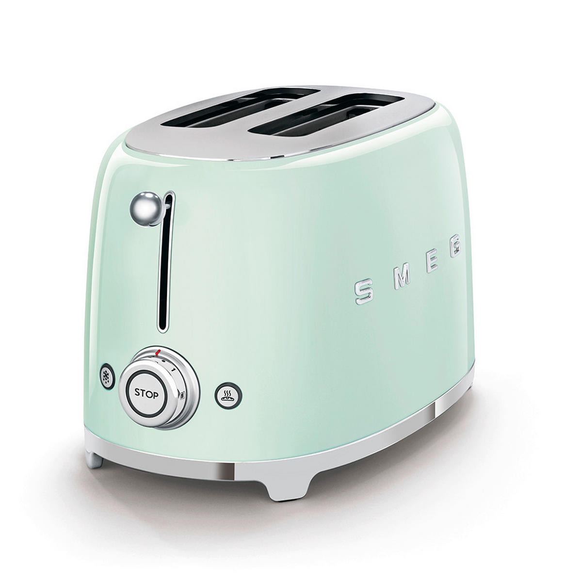 TOSTER  - pastelno zelena, Basics, metal (31/19.5/19.5cm) - SMEG
