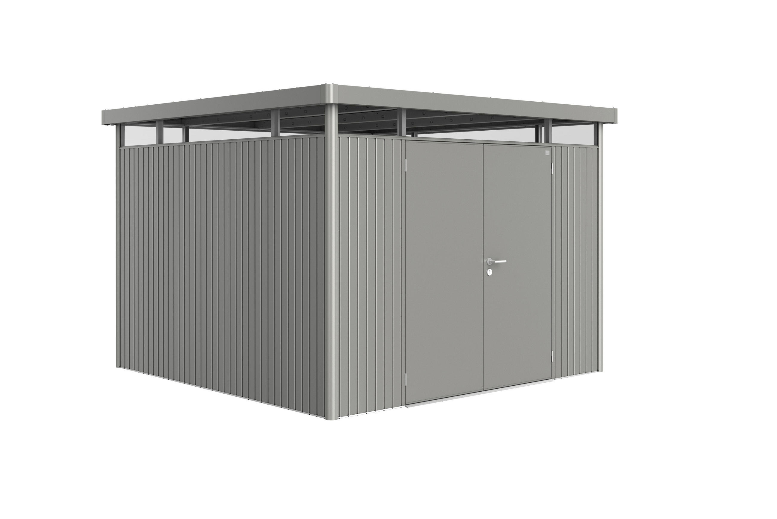 GERÄTEHAUS 314,3/221/314,3 cm  - Anthrazit, Basics, Metall (314,3/221/314,3cm) - Biohort