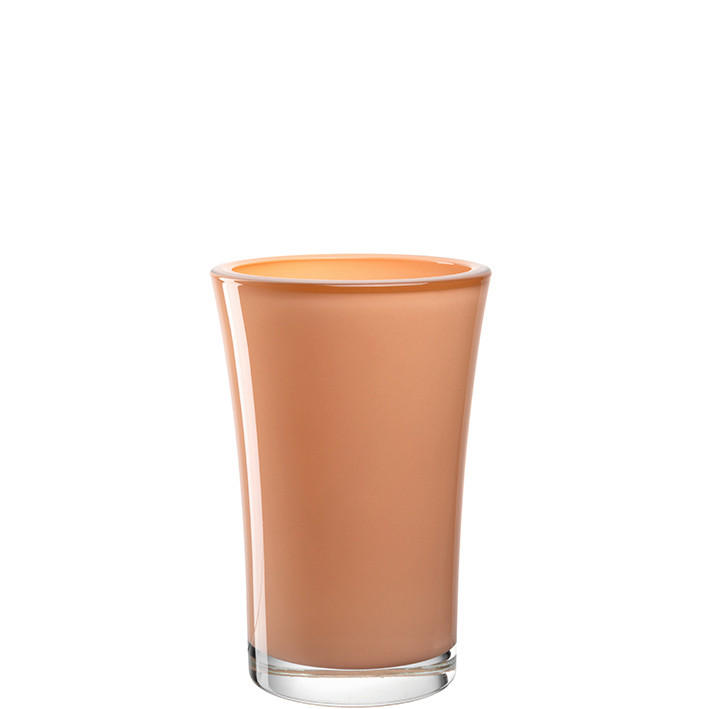 VASE 21,40 cm  - Orange, Basics, Glas (14,00/21,40/14,00cm) - Leonardo