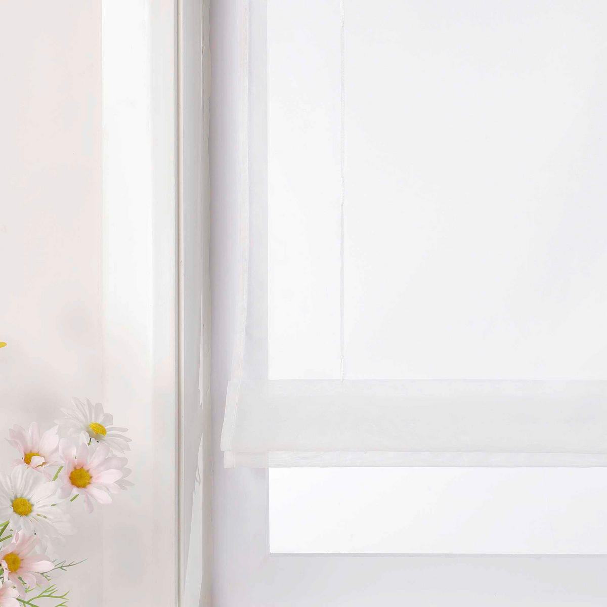 FALTROLLO  transparent  100/140 cm    - Weiß Hochglanz, Basics, Textil (100/140cm) - Joyswahl