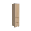 MIDISCHRANK 30/131/35 cm  - Sandfarben/Eichefarben, KONVENTIONELL, Holzwerkstoff/Kunststoff (30/131/35cm) - Xora