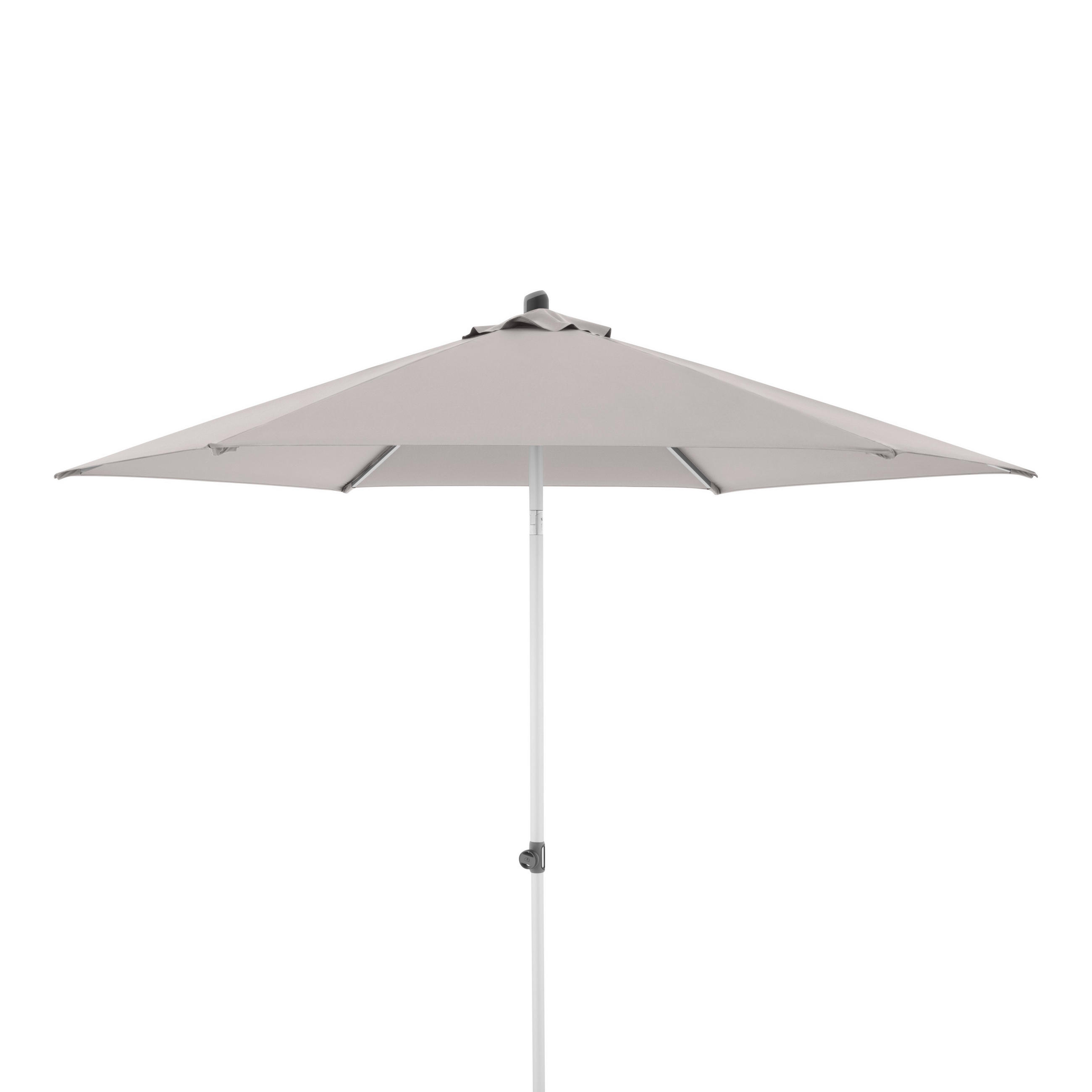 SONNENSCHIRM  270/270 cm  - Silberfarben/Hellgrau, Konventionell, Textil/Metall (270/270cm) - Doppler