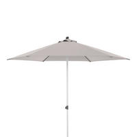 SONNENSCHIRM  270/270 cm  - Silberfarben/Hellgrau, Konventionell, Textil/Metall (270/270cm) - Doppler