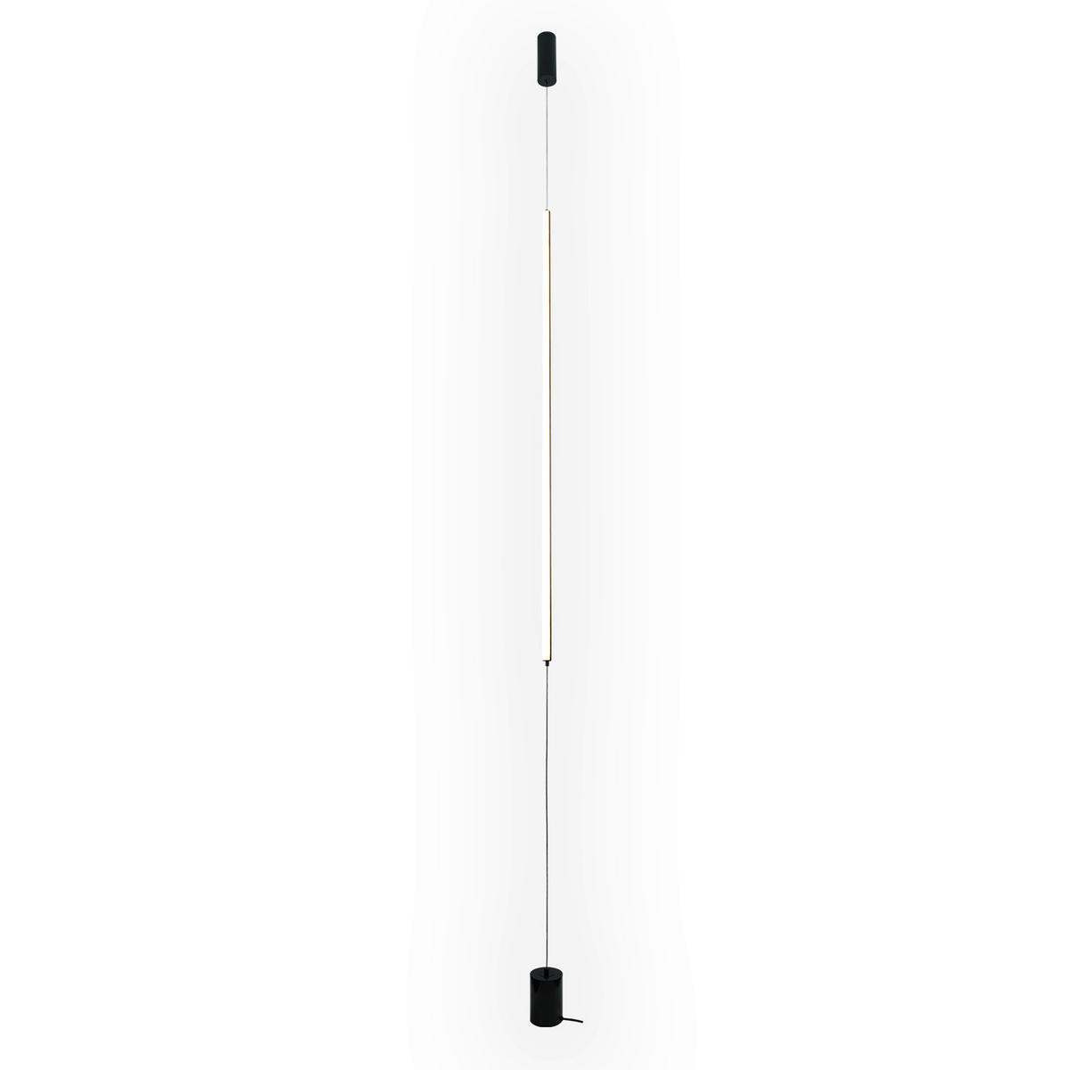 LED-HÄNGELEUCHTE 5085 SIRILLA 2/2/300 cm   - Schwarz Hochglanz, Design, Metall (2/2/300cm)