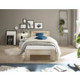 BETT 90/200 cm  in Sonoma Eiche  - Sonoma Eiche, KONVENTIONELL, Holzwerkstoff (90/200cm) - Carryhome