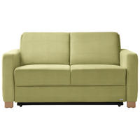 SCHLAFSOFA  in Grün  - Naturfarben/Grün, KONVENTIONELL, Holz/Textil (160/86/92cm) - Sedda