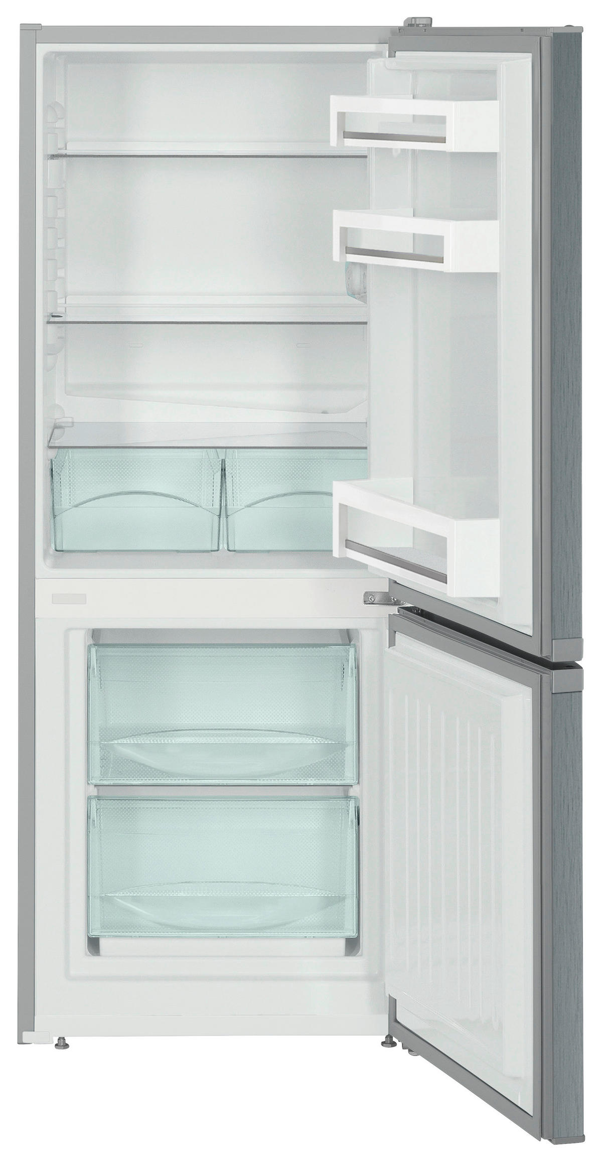 KÜHL-GEFRIER-KOMBINATION 55/137,2/63 cm CUele 2331  - Edelstahlfarben, Basics, Metall (55/137,2/63cm) - Liebherr