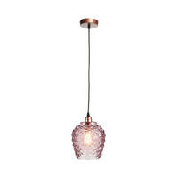 HÄNGELEUCHTE 18/18/24 cm  - Violett, Basics, Glas (18/18/24cm) - Kayoom