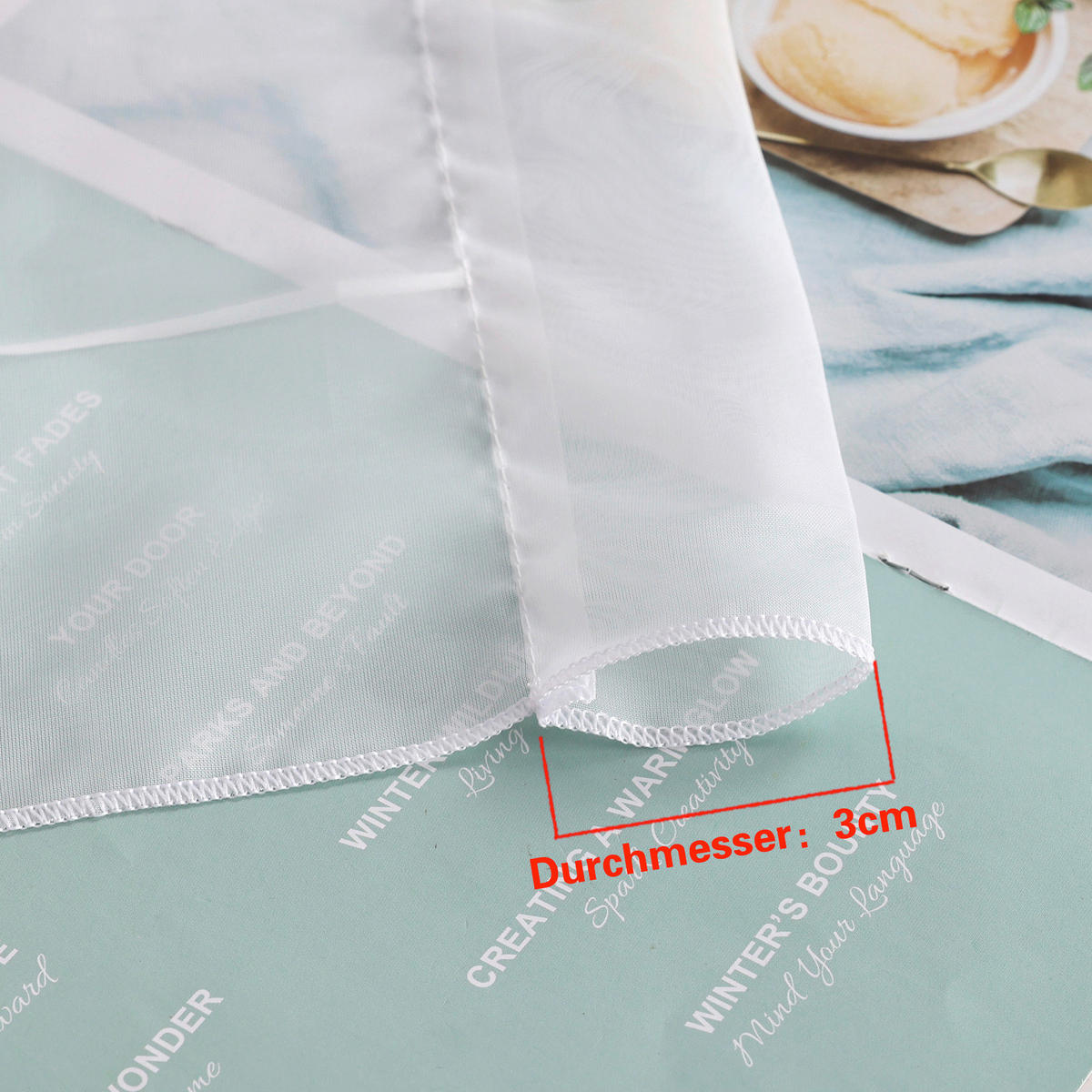 FALTROLLO  transparent  120/140 cm    - Weiß Hochglanz, Basics, Textil (120/140cm) - Joyswahl