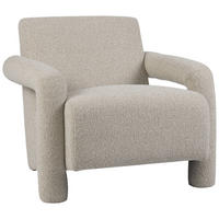 SESSEL in Bouclé Beige  - Beige, Design, Holz/Textil (78/90/73cm) - Livetastic