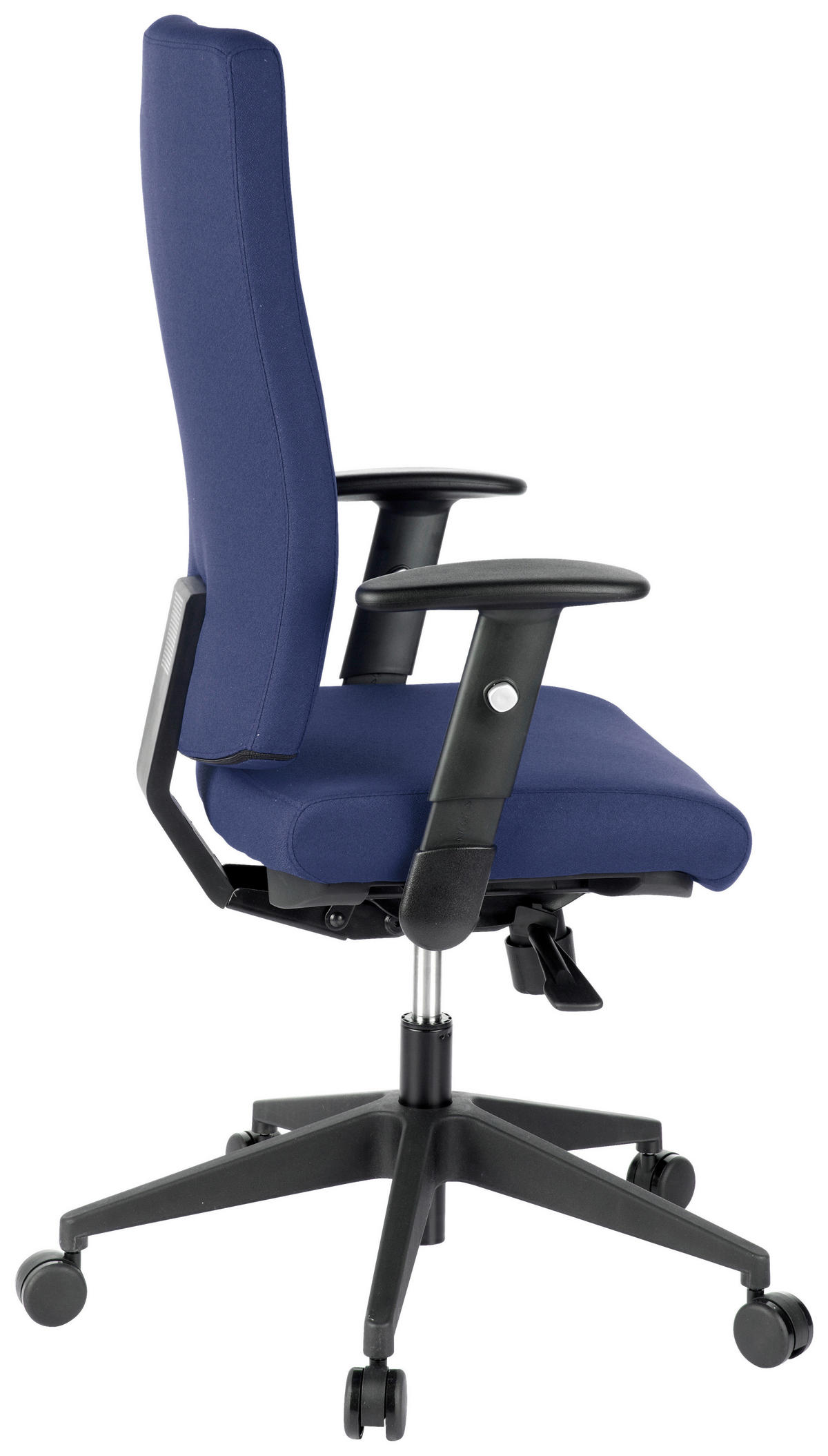 DREHSTUHL  in Flachgewebe Dunkelblau  - Dunkelblau, MODERN, Kunststoff/Textil (57/125/53cm) - MID.YOU