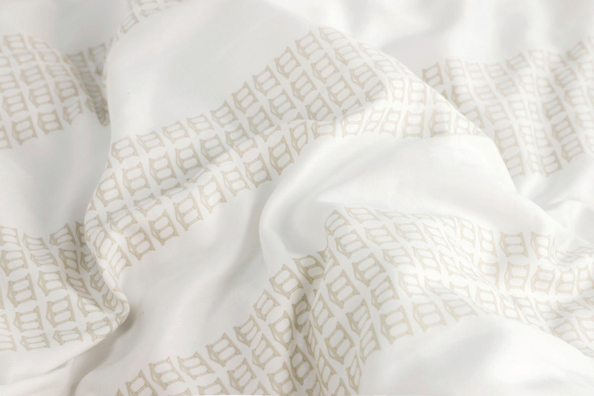 WENDEBETTWÄSCHE Marcel.Remus-Design - Alcudia weiß Satin 200/200 cm  - Weiß, Design, Textil (200/200cm)