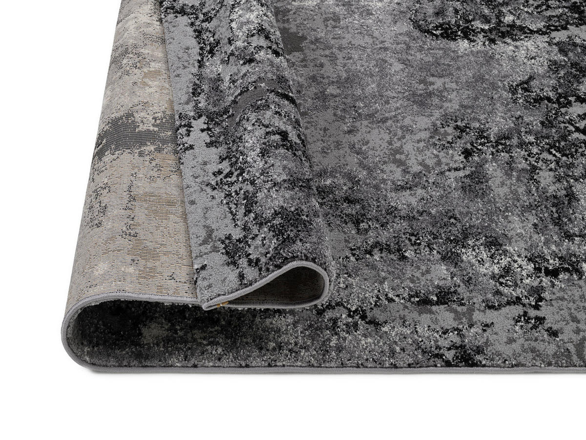 WEBTEPPICH 200/290 cm Timeline Quantum Grau, Hellgrau, Dunkelgrau  - Dunkelgrau/Hellgrau, Design, Textil (200/290cm) - Novel
