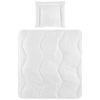 DĚTSKÁ PŘIKRÝVKA S POLŠTÁŘEM, 80/80 cm - bílá, Basics, textil (80/80cm) - My Baby Lou