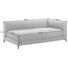 SOFAELEMENT in Textil Grau - Schwarz/Weiß, Design, Textil/Metall (190/72cm) - Rolf Benz SOFAELEMENT in Textil Grau - Schwarz/Weiß, Design, Textil/Metall (190/72cm) - Rolf Benz