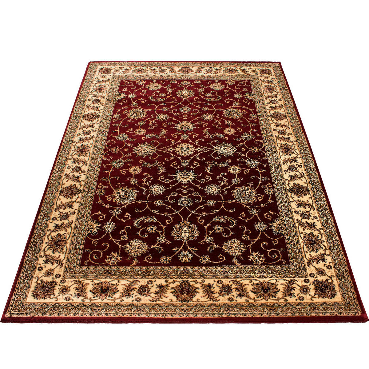 VÄVD MATTA 240/340 cm Marrakesh  - beige/röd, Klassisk, textil (240/340cm) - Novel