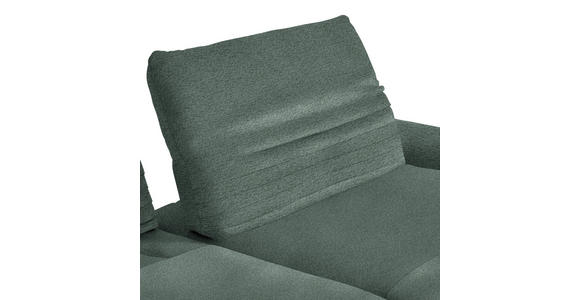 ECKSOFA  in Chenille Blaugrau  280/170-195 cm  - Blaugrau/Schwarz, Design, Textil/Metall (280/170-195cm) - Dieter Knoll