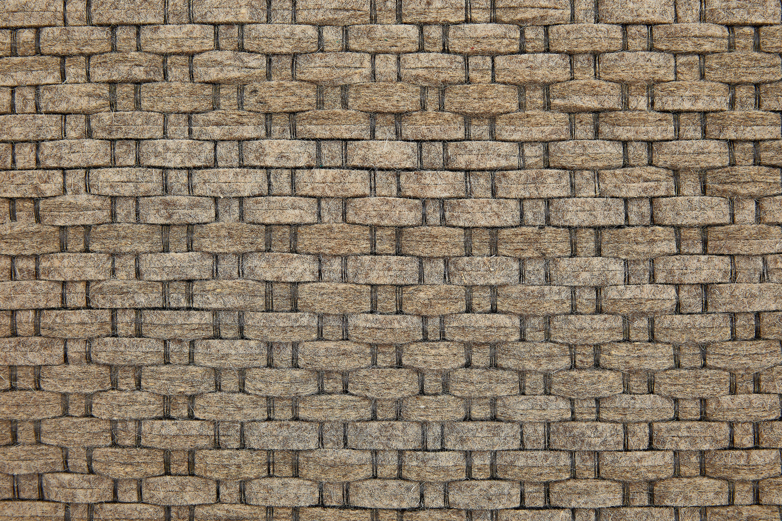HANDWEBTEPPICH 70/140 cm Taupe rechteckig  - Taupe, Design, Textil (70/140cm) - Linea Natura