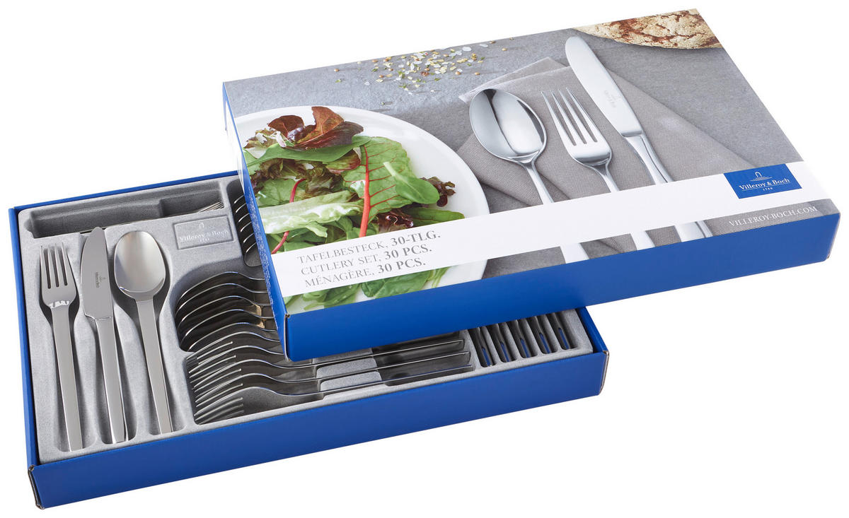 BESTECKSET Tools 30-teilig Edelstahl  - KONVENTIONELL, Metall (44/25/5cm) - Villeroy & Boch