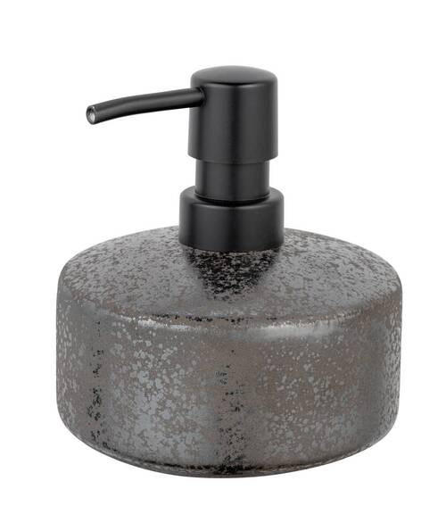 SEIFENSPENDER Kunststoff, Keramik  - Dunkelgrau/Schwarz, Konventionell, Keramik/Kunststoff (10,5/12,5/10,5cm) - Schöner Wohnen