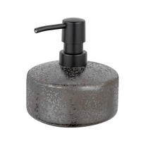 SEIFENSPENDER Kunststoff, Keramik  - Dunkelgrau/Schwarz, Konventionell, Keramik/Kunststoff (10,5/12,5/10,5cm) - Schöner Wohnen