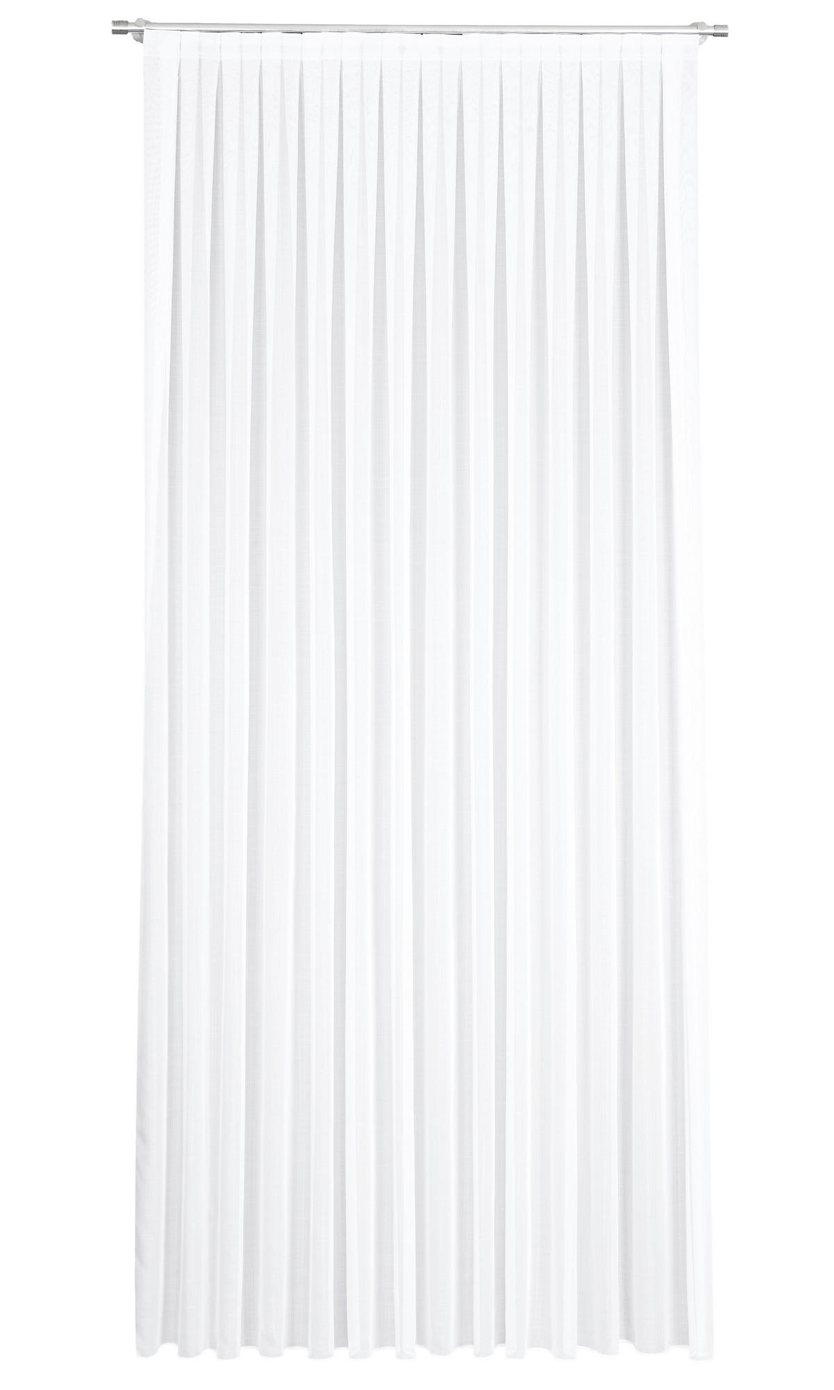 PERDEA  - alb, Basics, textil (300cm)