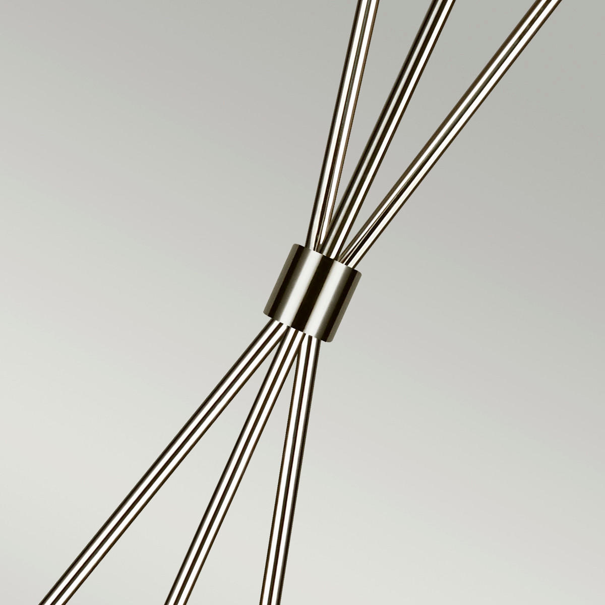 STEHLEUCHTE - Nickelfarben, Konventionell, Textil/Metall (47/139.7cm) - Elstead Lighting