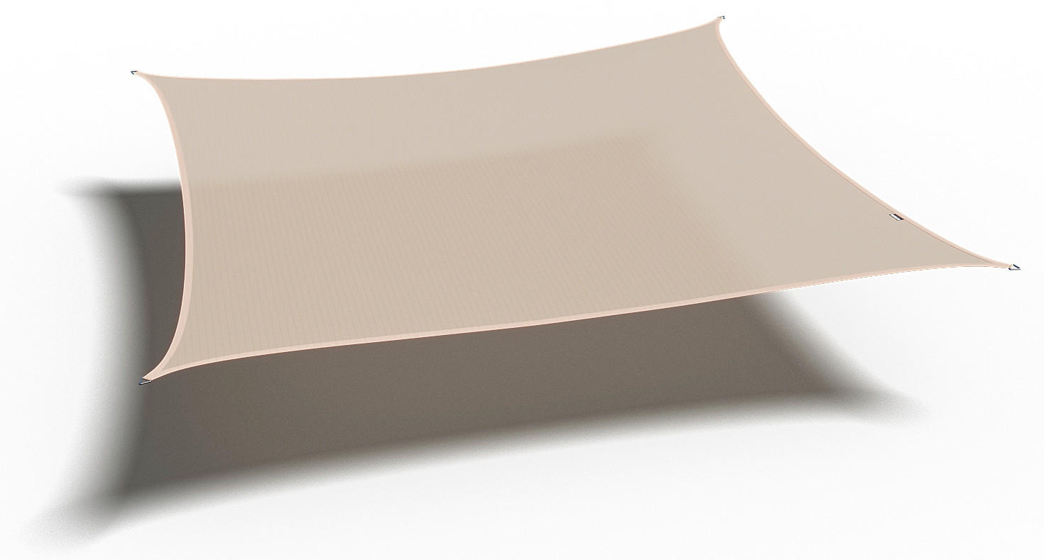 SONNENSEGEL  - Weiß, MODERN, Kunststoff (360/1/360cm) - Gardenson