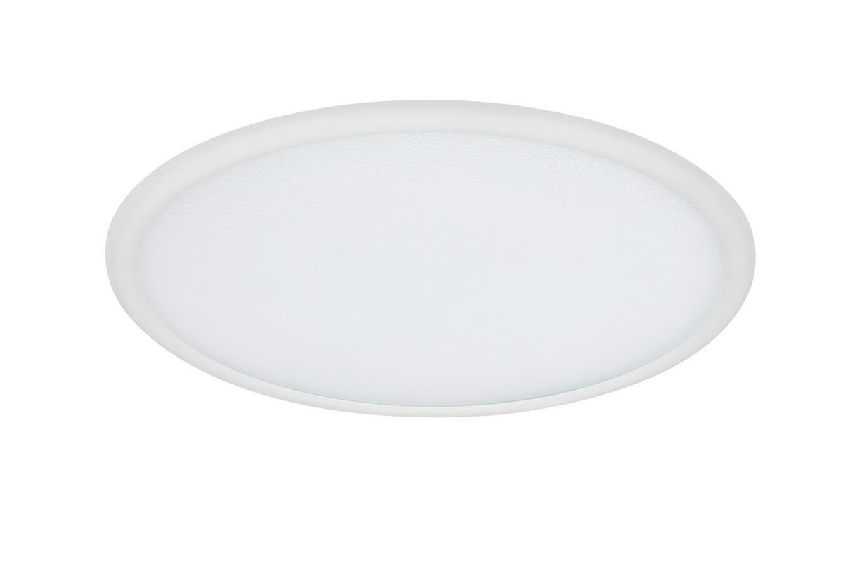 LED-DECKENLEUCHTE Arcalis 45/5,2 cm  - Weiß, Design, Kunststoff/Metall (45/5,2cm) - Novel
