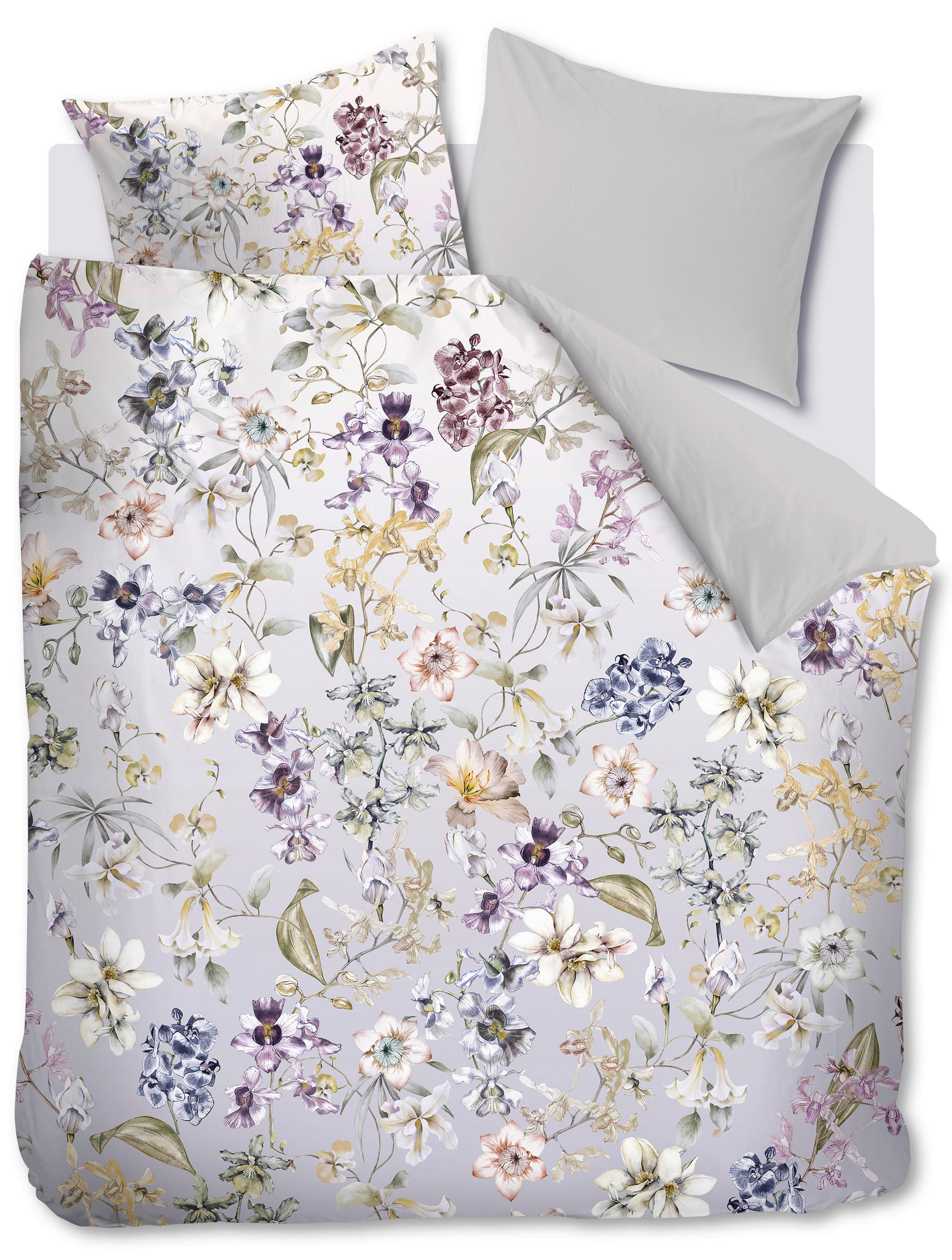 Lenjerie De Pat 200/220 cm  - verde gri, Basics, textil (200/220cm)