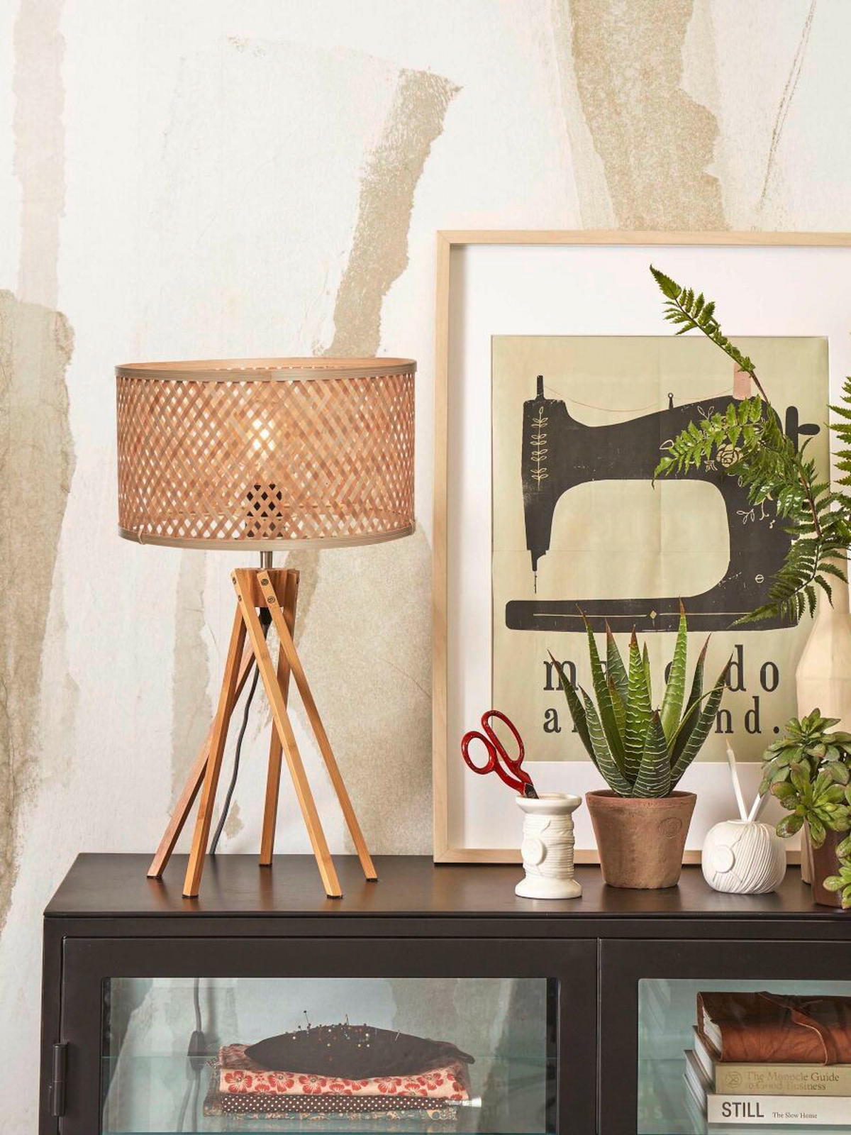 TISCHLEUCHTE GOOD&MOJO  32/56/32 cm   - Naturfarben, Trend (32/56/32cm) - Good & Mojo
