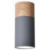 LED-TAKLAMPA 7,5/7,5/15 cm  - grå, Natur, metall (7,5/7,5/15cm)