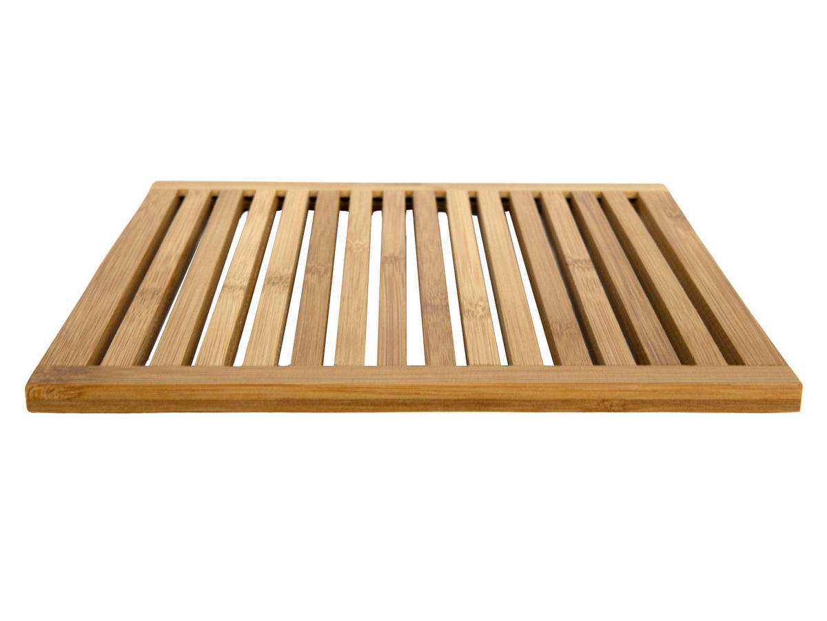 PODMETAČ ZA LONAC  - boje jantara, Basics, drvo (20/20/0,8cm)