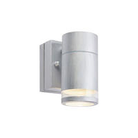 AUßENWANDLEUCHTE LUNO 6/11,5/11 cm  - Silberfarben, Basics, Kunststoff/Metall (6/11,5/11cm) - Markslöjd