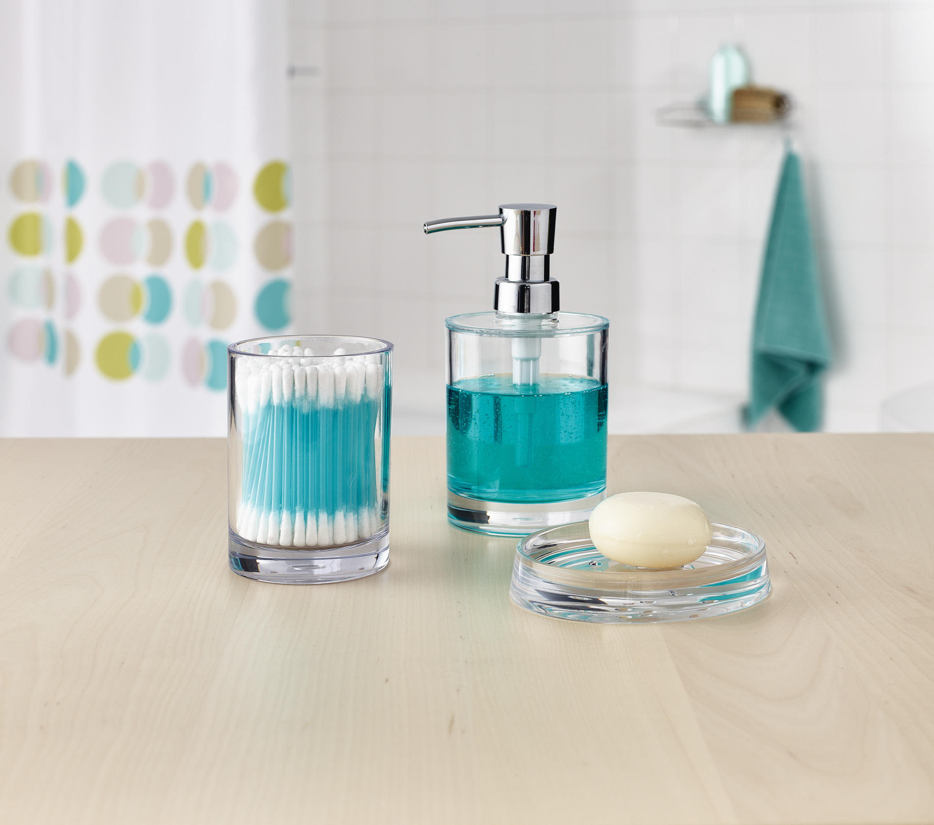 Sadena DÁVKOVAČ MÝDLA, barvy chromu, průhledné