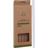 SUGRÖR - stålfärgad/transparent, Basics, metall/glas (0,7/20,2cm)